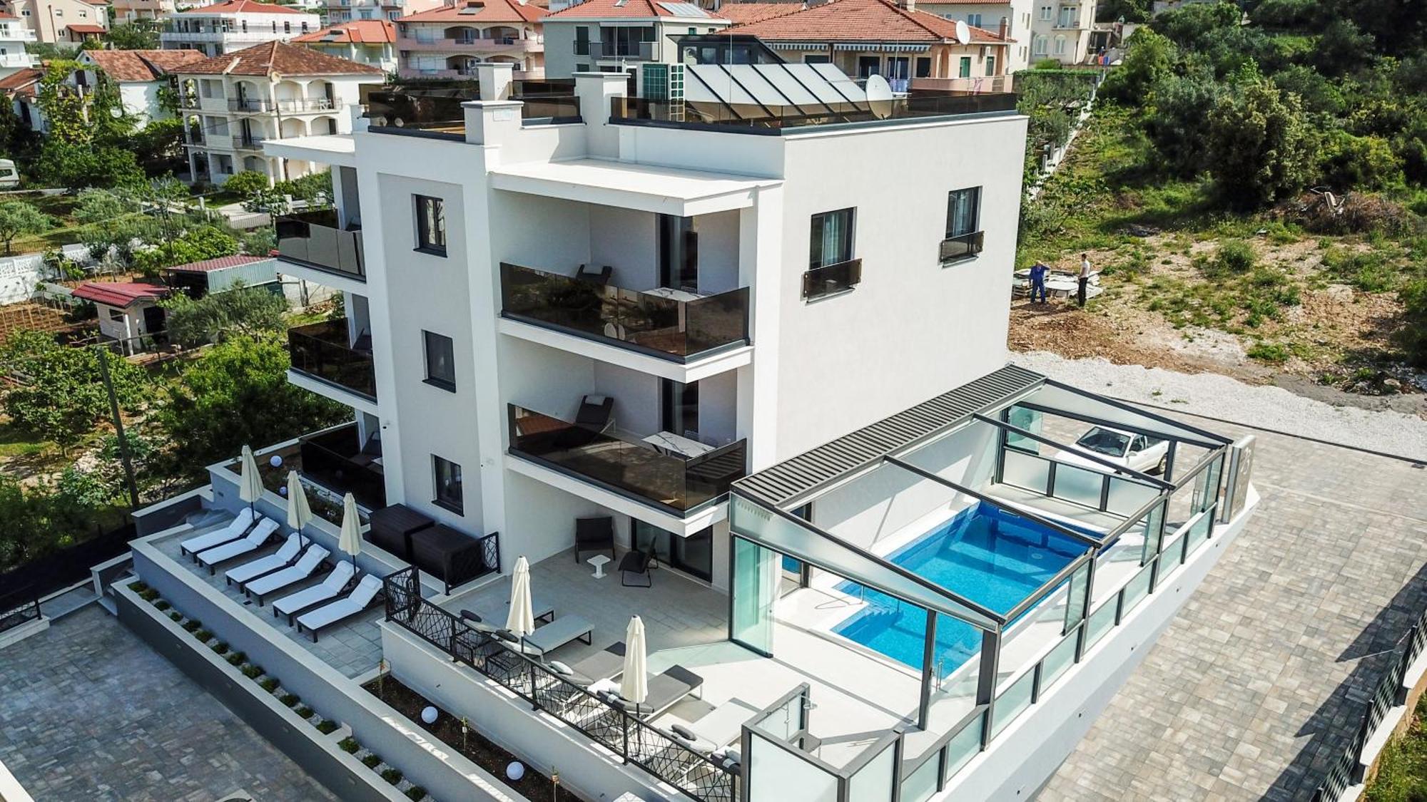 Villa 23 B Heated Pool Трогір Екстер'єр фото